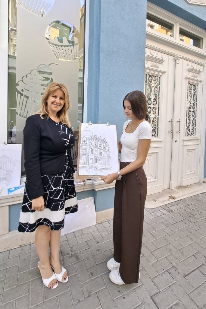 Архитектурна творба, създадена по време на пленера